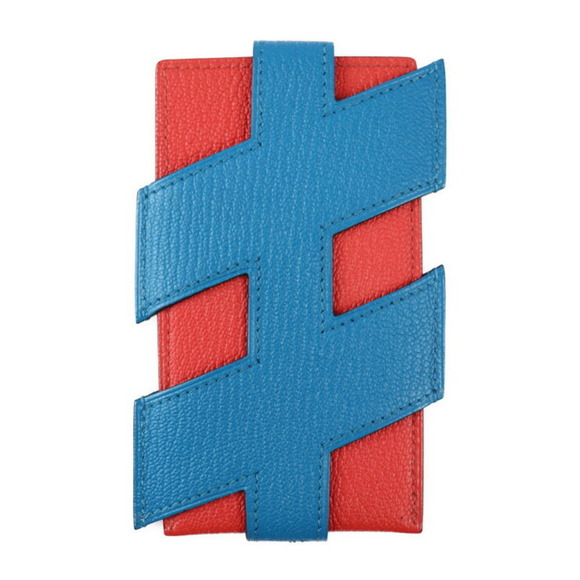 HERMES Blue Card Holder - Picture 2 of 7